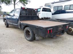 2004 DODGE 3500 PICKUP W/ FLAT BED (VIN # 3D7MA48C84G226332) (SHOWING APPX 443,308 MILES, UP TO BUYE