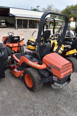 KUBOTA ZG222 ZERO TURN (SERIAL # 12101) (SHOWING APPX 535 HOURS, UP TO BUYER TO DO THEIR DUE DILLIGE