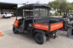 KUBOTA RTV 1140 (SERIAL # 19406) (SHOWING APPX 2,451 HOURS, UP TO BUYER TO DO THEIR DUE DILLIGENCE T