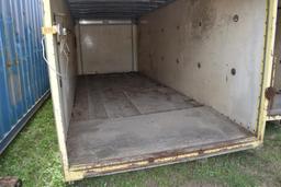 22' ENCLOSED TRUCK BED W/ ROLL UP DOOR