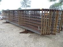 10 - 30' PIPE PANELS (1 - W/ GATE) 10 TOTAL