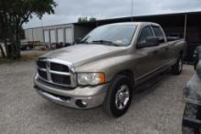 2005 DODGE 2500 DIESEL PICKUP (VIN # 3D7KR28C25G760240) (SHOWING APPX 333,4