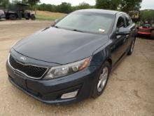 KIA OPTIMA CAR (VIN # 5XXGM4A74FG439747) (SHOWING APPX 157,060 MILES, UP TO THE BUYER TO DO THEIR DU