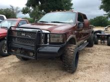 2006 FORD F250 POWERSTROKE (SALVAGE) (VIN # 1FTSW21P46EA46697) (SHOWING APPX 283,912 MILES, UP TO TH