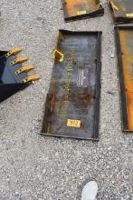 SKID STEER WELD PLATE