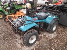 SUZUKI QUAD 250 4-WHEELER (SHOWING APPX 3,232 HOURS, UP TO THE BUYER TO DO THEIR DUE DILIGENCE TO CO