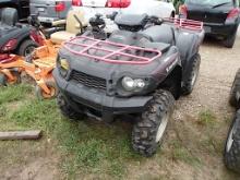 2009 KAWASAKI BRUTE FORCE 750 4X4 4-WHEELER (VIN # JKAVFDD139B510885) (SHOWING APPX 639 HOURS, UP TO