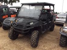 POLARIS RANGER CREW (VIN # 4XAWH76A6B2174083) (SHOWING APPX 478 HOURS, UP TO THE BUYER TO DO THEIR D