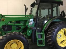 2010 JD 6140 D Loader Tractor