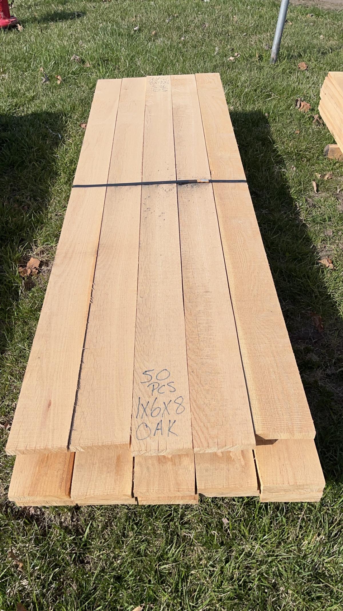 1x6x8 Oak Lumber