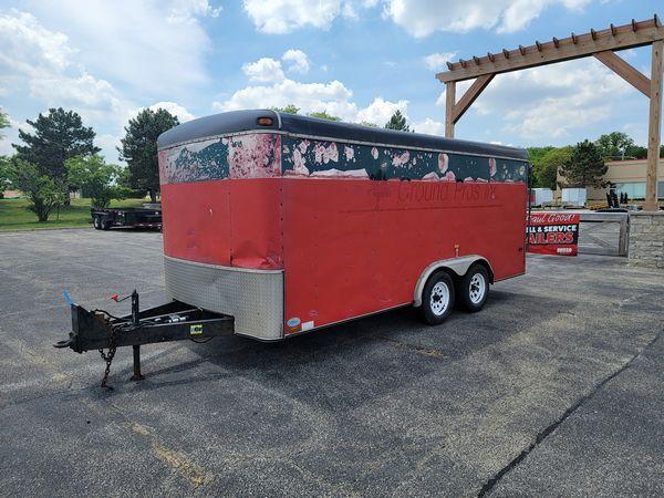 2000 United Express 7' x 16'  Enclosed Trailer