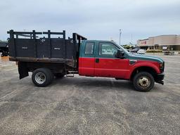 2008 Ford V8 Extended Cab Dump Truck