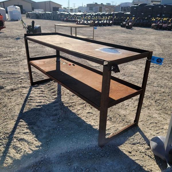 77" x 24" x 36" Steel Work Bench