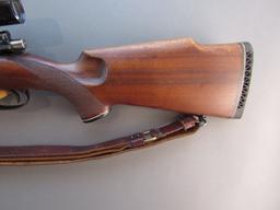 Unknown Maker; Mauser Style, Left Handed 257 Roberts  Bolt Action Rifle, NVSN