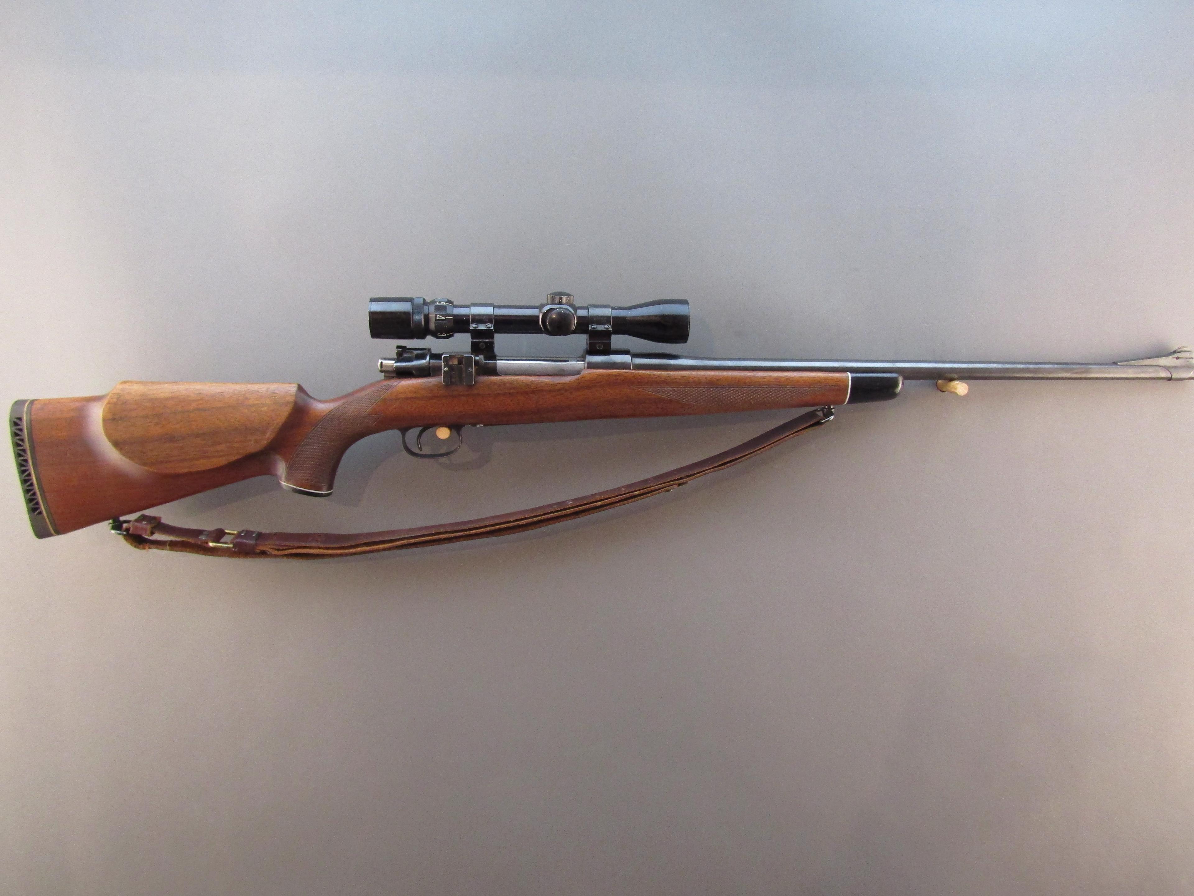 Unknown Maker; Mauser Style, Left Handed 257 Roberts  Bolt Action Rifle, NVSN