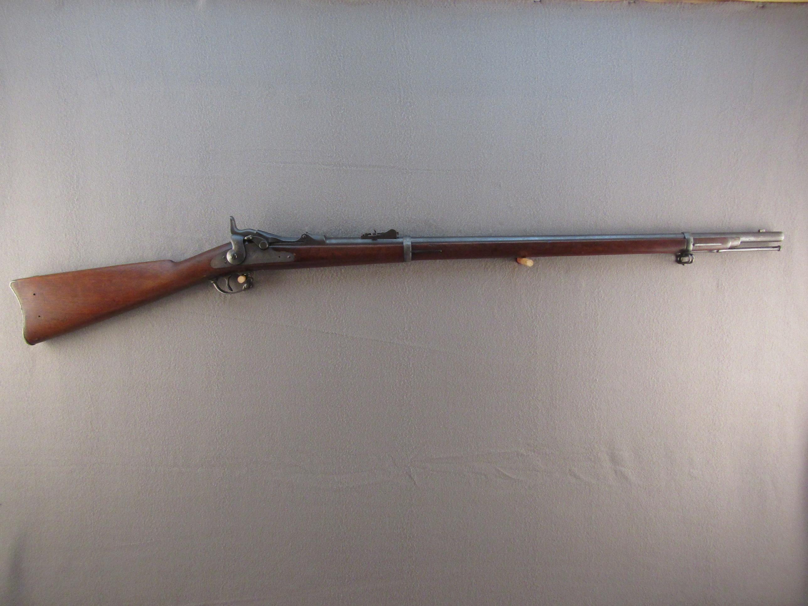 antique: SPRINGFIELD MODEL 1873 TRAP DOOR, 45-70CAL. RIFLE, S#163100