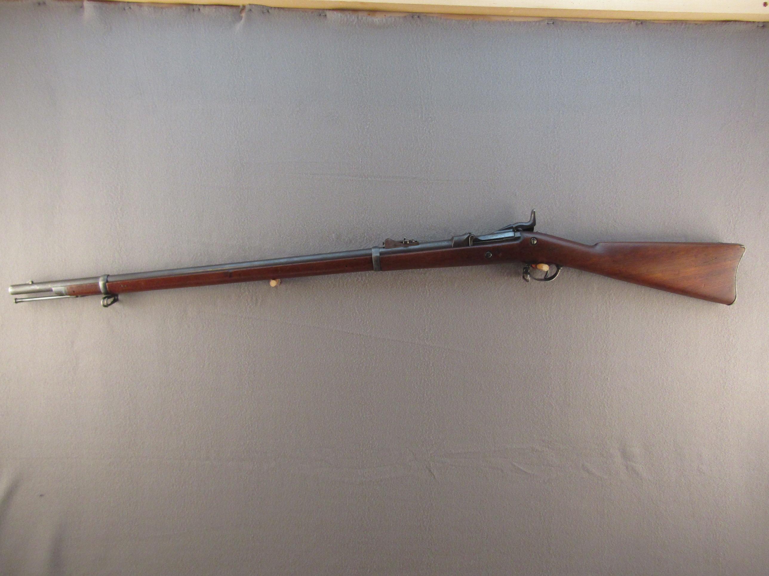 antique: SPRINGFIELD MODEL 1873 TRAP DOOR, 45-70CAL. RIFLE, S#163100