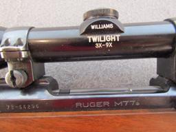 RUGER MODEL 77, 270CAL BOLT ACTION RIFLE, S#78-56296