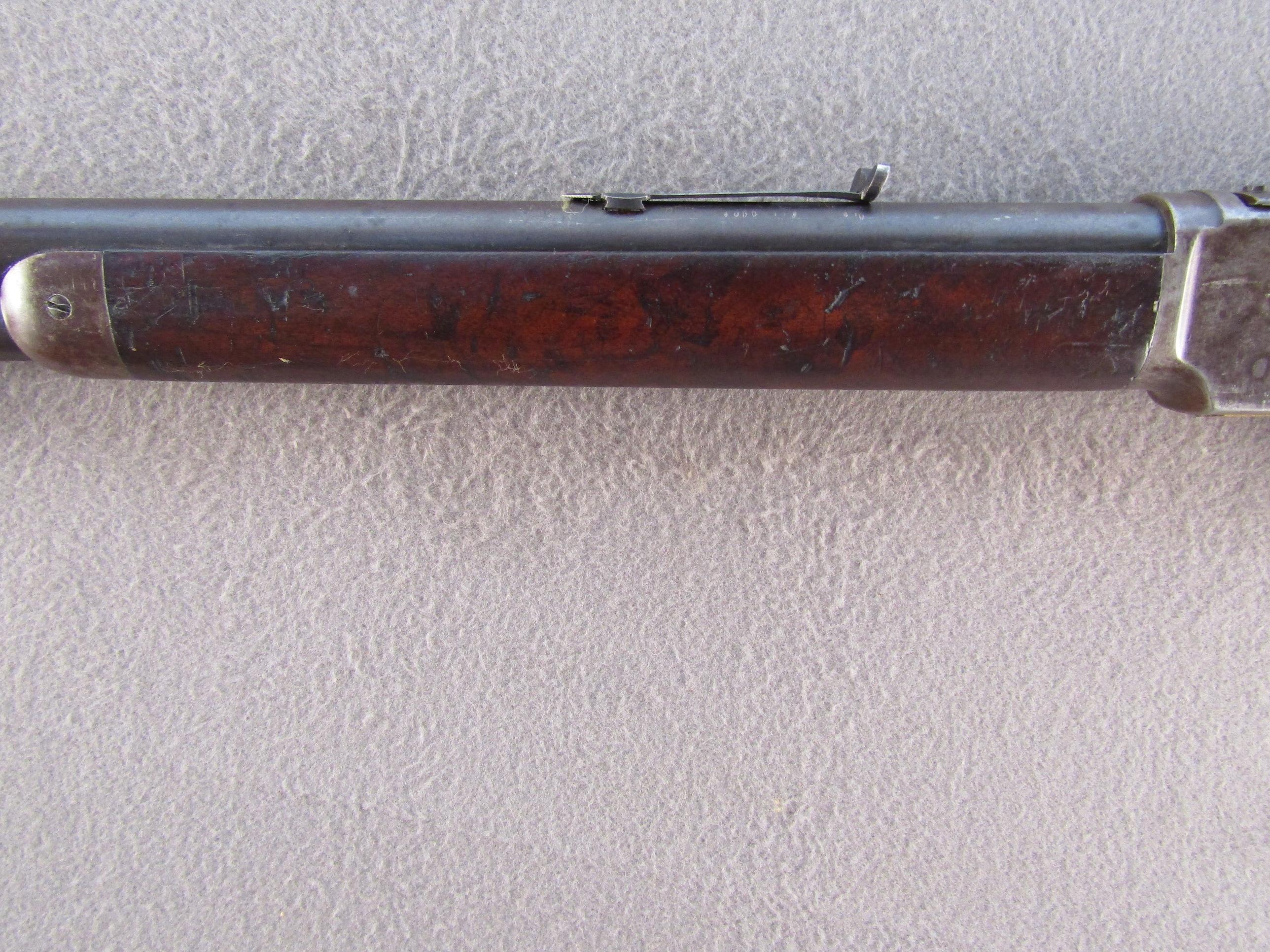 antique: WINCHESTER MODEL 1873, 22CAL. SHORT ONLY LEVER ACTION RIFLE, S#385400B