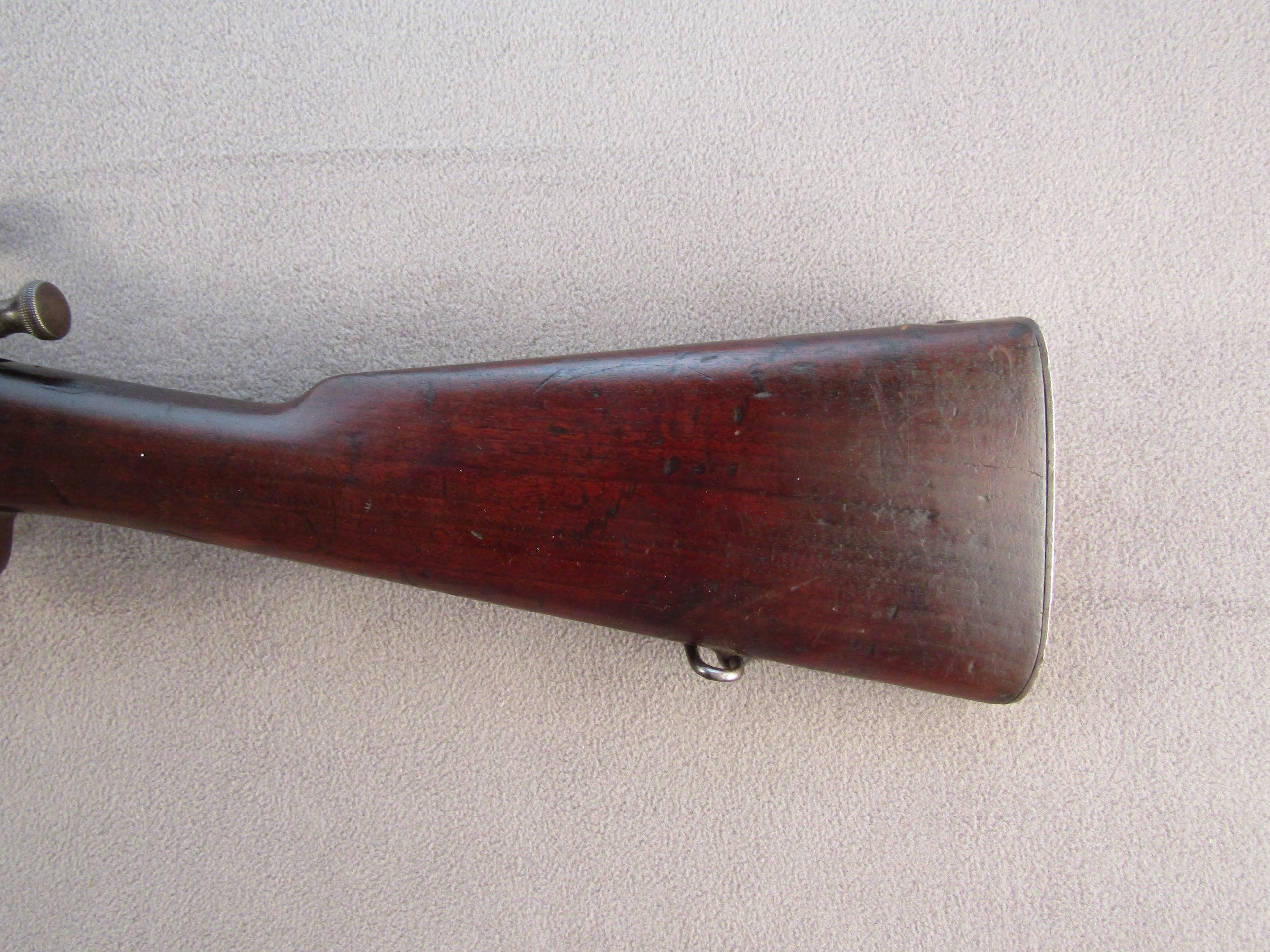 antique: SPRINGFIELD ARMORY MODEL 1898 KRAG RIFLE, 30-40CAL BOLT ACTION RIFLE, S#127262