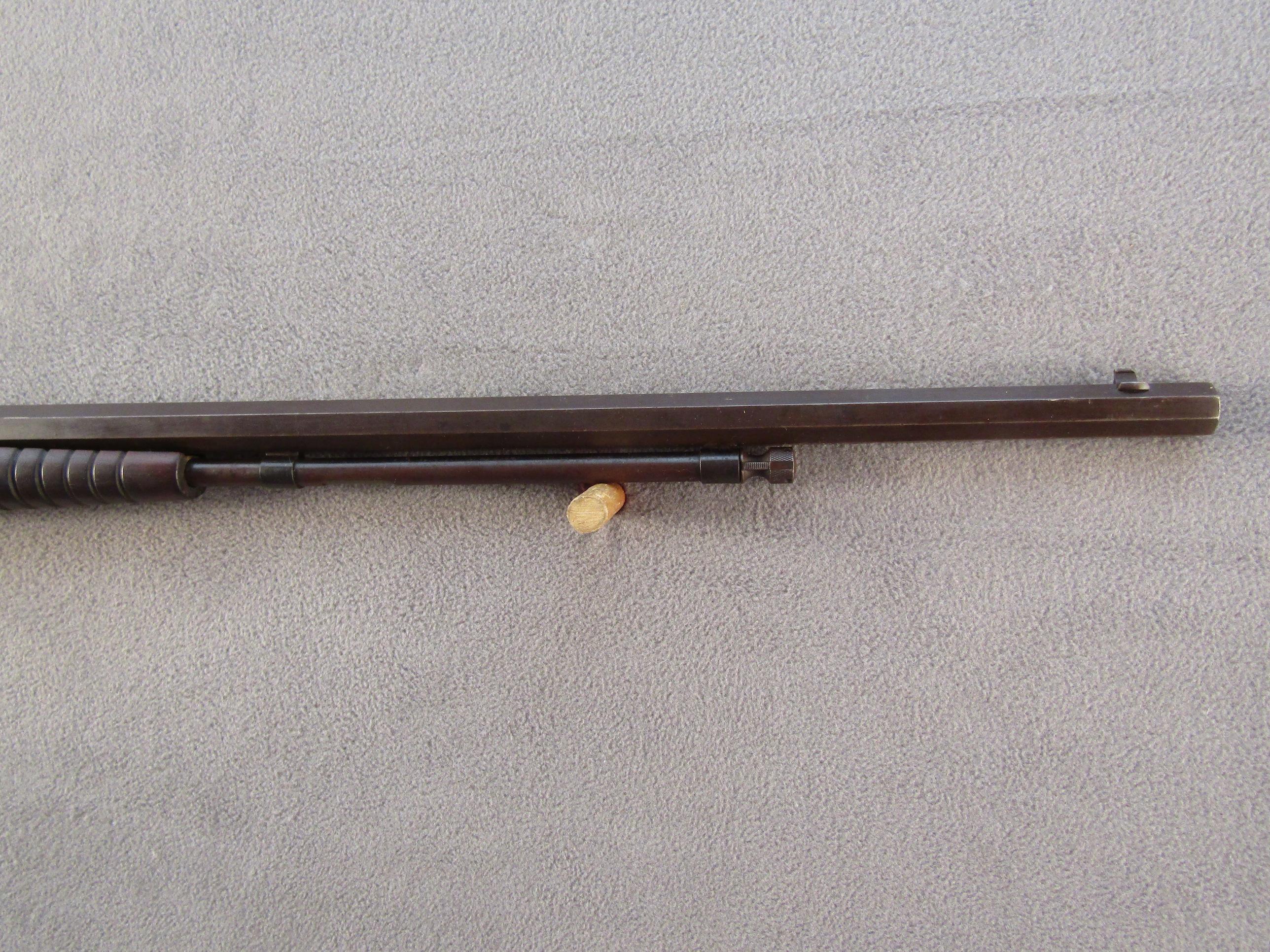 SAVAGE MODEL 1914, 22CAL PUMP ACTION RIFLE, NVSN