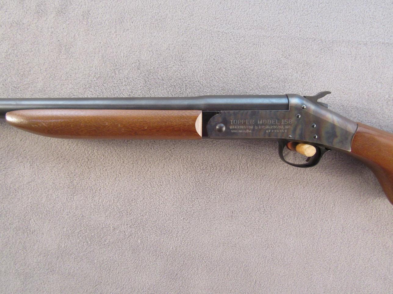 H&R TOPPER MODEL 158, 12GA SINGLE SHOT SHOTGUN, S#AF235361