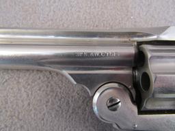 handgun: H&R Top Break, Revolver, .32 S&W, 6 shot, 6" barrel, S#447558