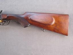 antique: GERMANIA WAFFENWERK Model SxS, Breech-Action Rifle, 9mm/22, S#3786