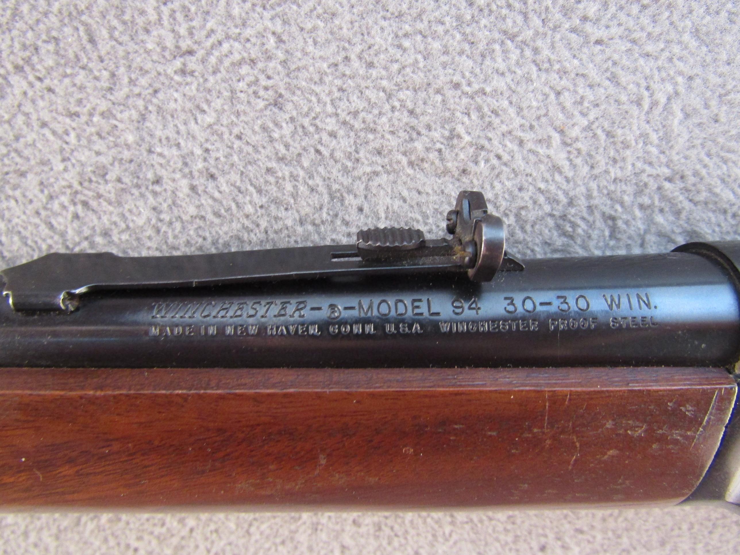 WINCHESTER Model 94, Leverl-Action Rifle, .30-30 Carbine, S#3598304