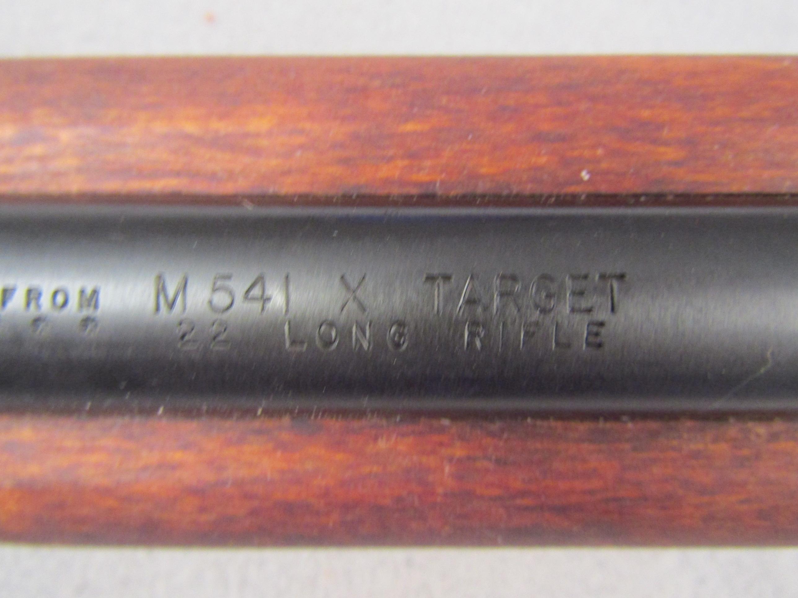 REMINGTON Model M541X Target, Bolt-Action Rifle, .22, S#A1062542