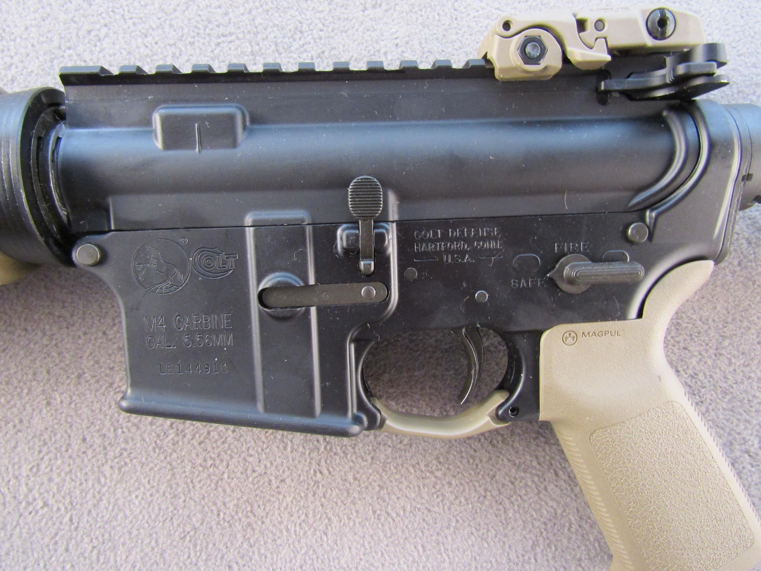 COLT Model M4 Carbine, Semi-Auto Rifle, 5.56, S#LE144910