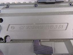 handgun: CZ Model Scorpion, Semi-Auto Pistol, 9x19, 20 shot, 7" barrel, S#F121097