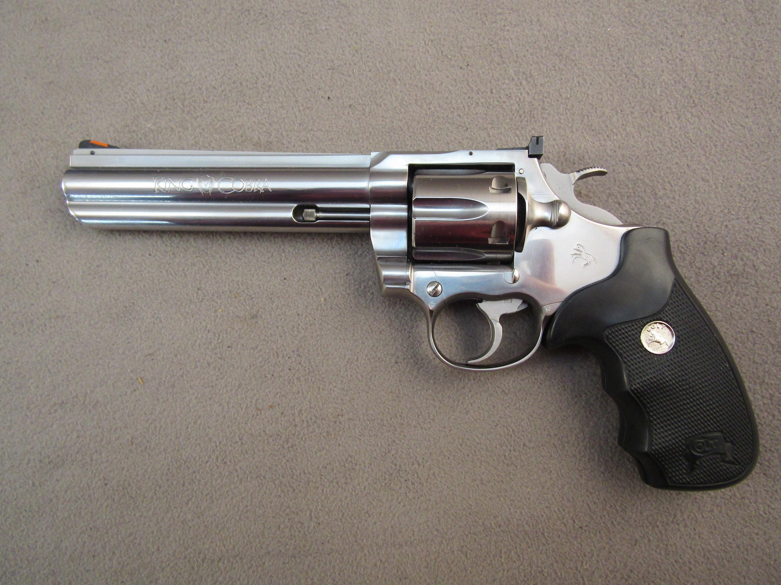 handgun: COLT Model King Cobra, Revolver, .357, 6 shot, 6" barrel, S#K53856