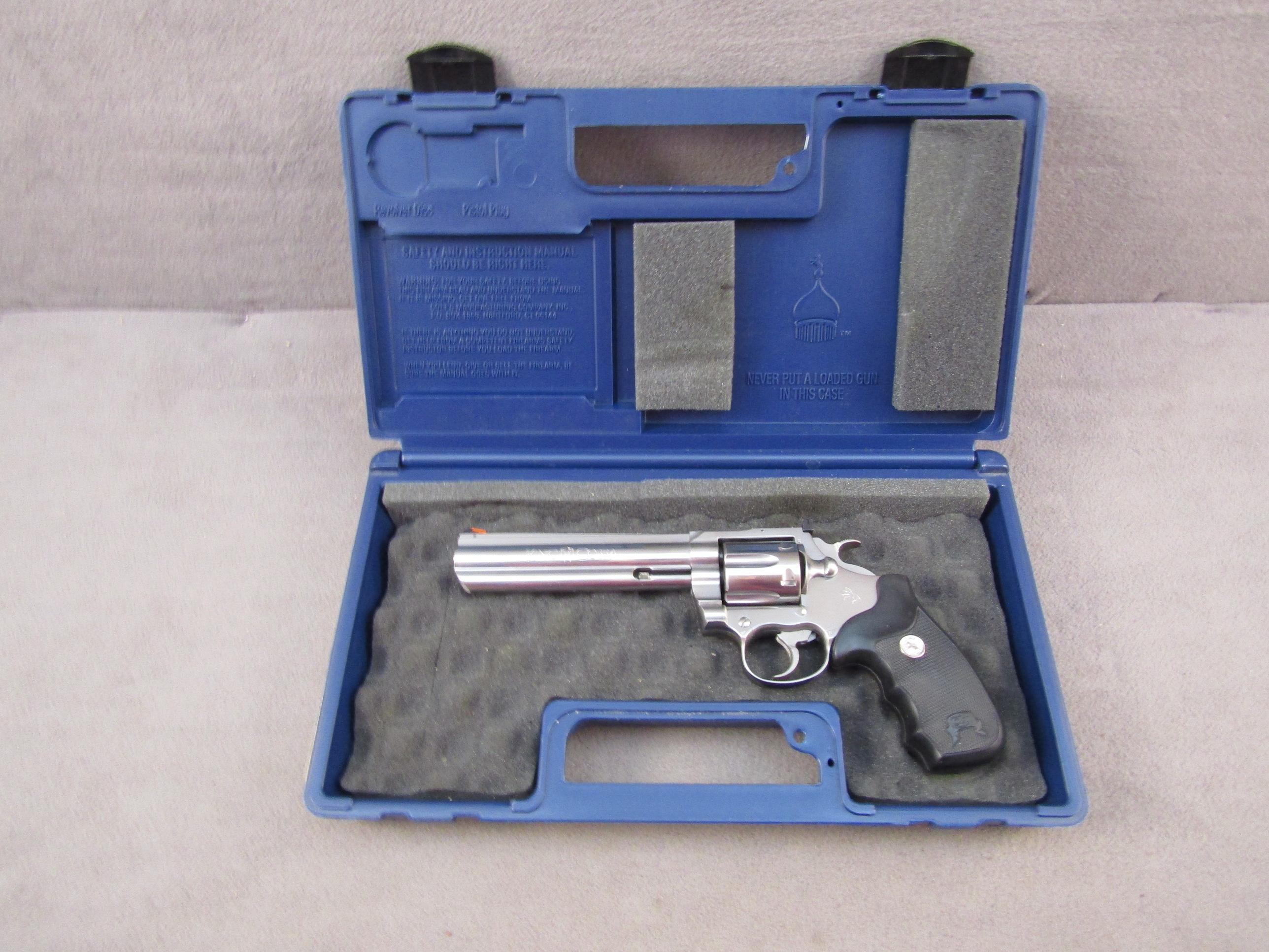 handgun: COLT Model King Cobra, Revolver, .357, 6 shot, 6" barrel, S#K53856