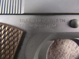 handgun: TISAS Model 1911A1 US Army, Semi-Auto Pistol, .45acp, 7 shot, 5" barrel, S#T0620-23Z37606