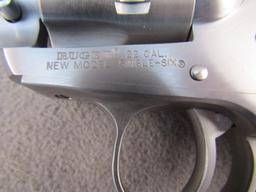 handgun: RUGER Model New Model Single-Six, Revolver, .22, 6 shot, 7.5" barrel, S#265-89836