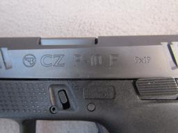 handgun: CZ Model P-10F, Semi-Auto Pistol, 9mm, 19 shot, 5" barrel, S#G482132