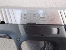 handgun: RUGER Model SR9C, Semi-Auto Pistol, 9mm, 16 shot, 3.5" barrel, S#336-21574