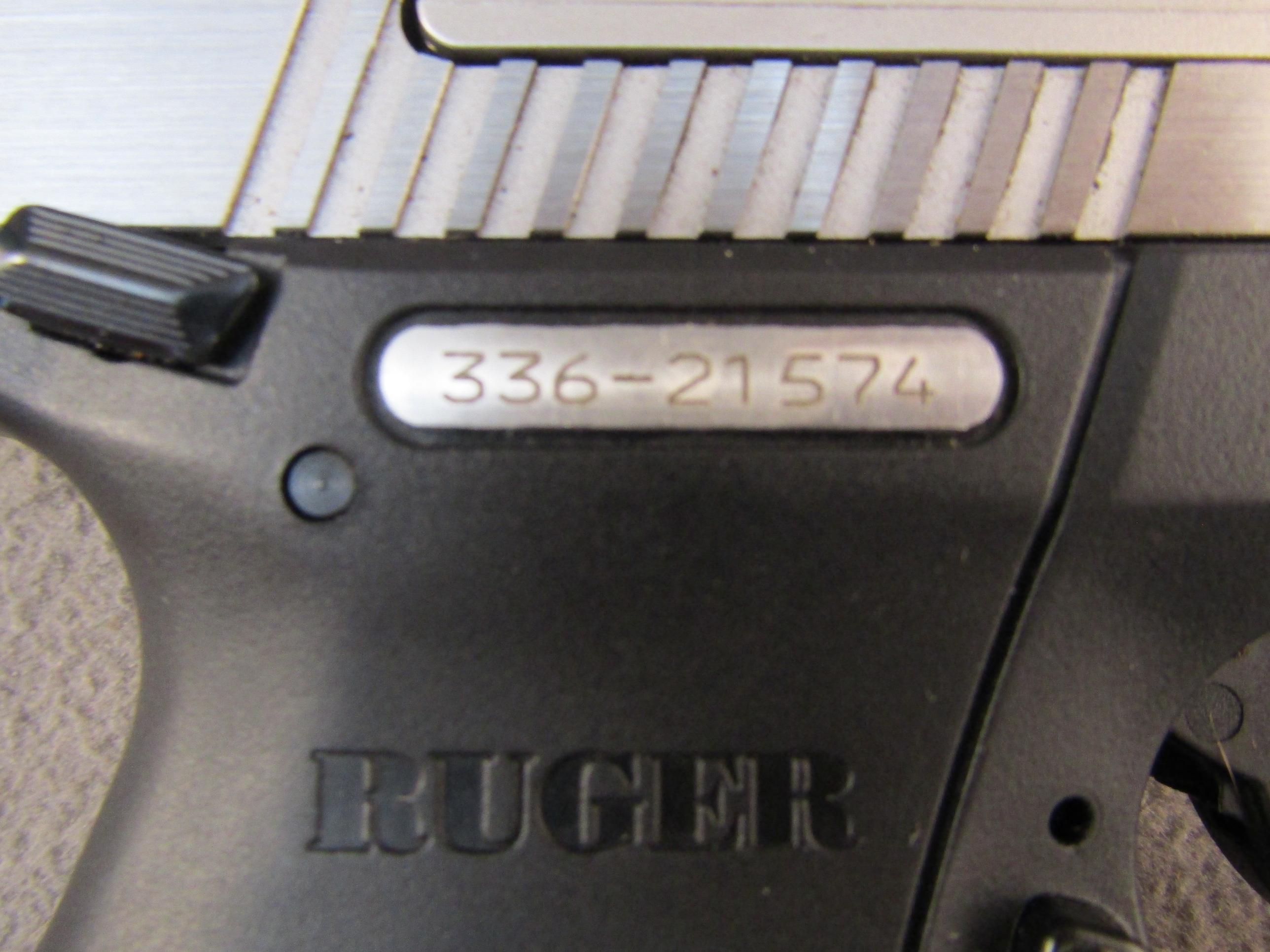 handgun: RUGER Model SR9C, Semi-Auto Pistol, 9mm, 16 shot, 3.5" barrel, S#336-21574