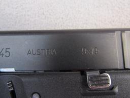 handgun: GLOCK Model 45, Semi-Auto Pistol, 9mm, 17 shot, 2.75" barrel, S#BLDU101