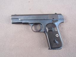 handgun: COLT Model 1903, Semi-Auto Pistol, .32, 8 shot, 4" barrel, S#397274