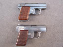 handguns: BAUER FIREARMS Model Bauer Automatic, S-A Pistol, .25, 6 shot, 2" bbl, S#067644 & S#067645