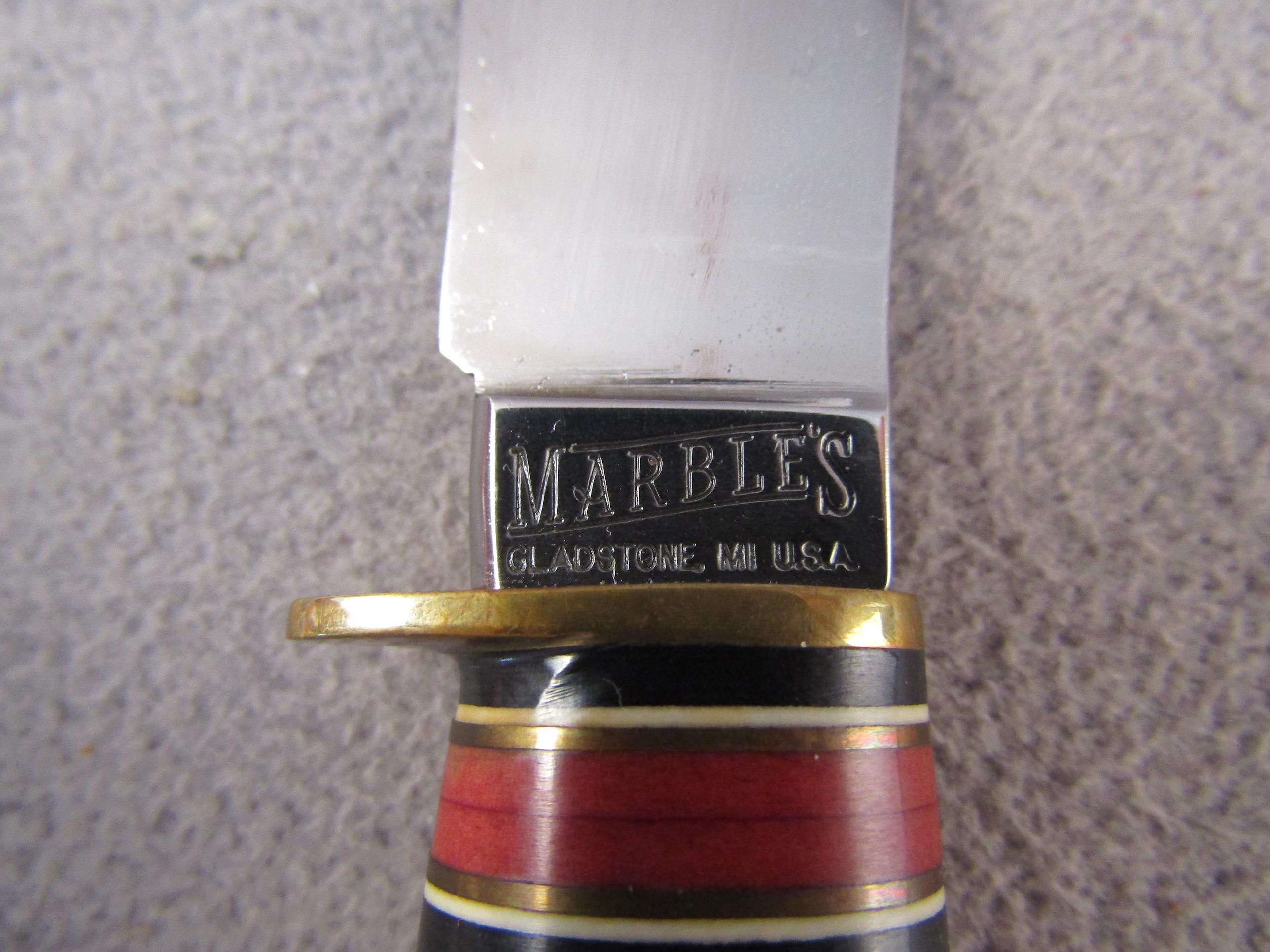 knife: Marbles Fieldcraft, Stag/Aluminium knife
