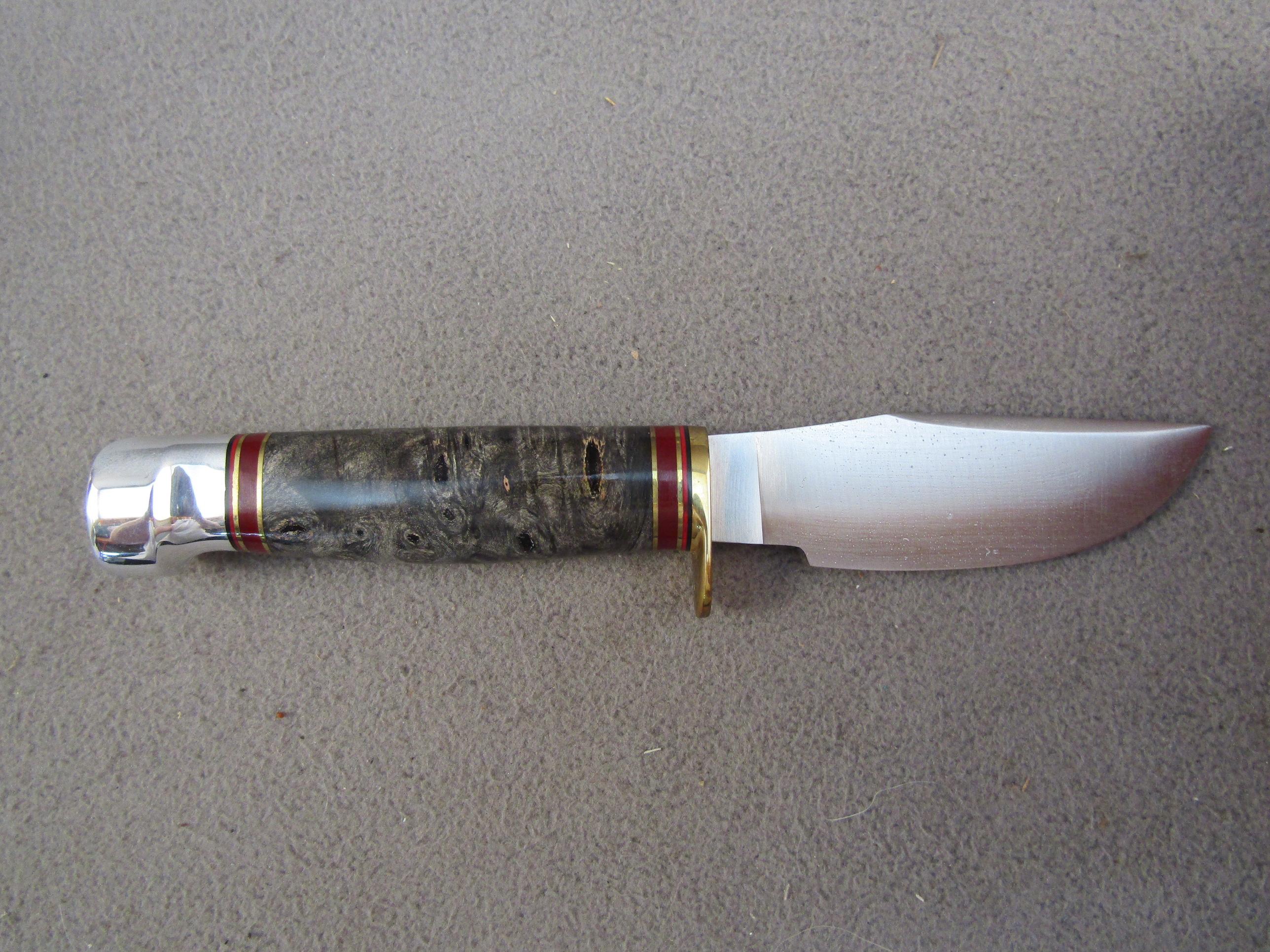 knife: Hess Buckeye Burl knife