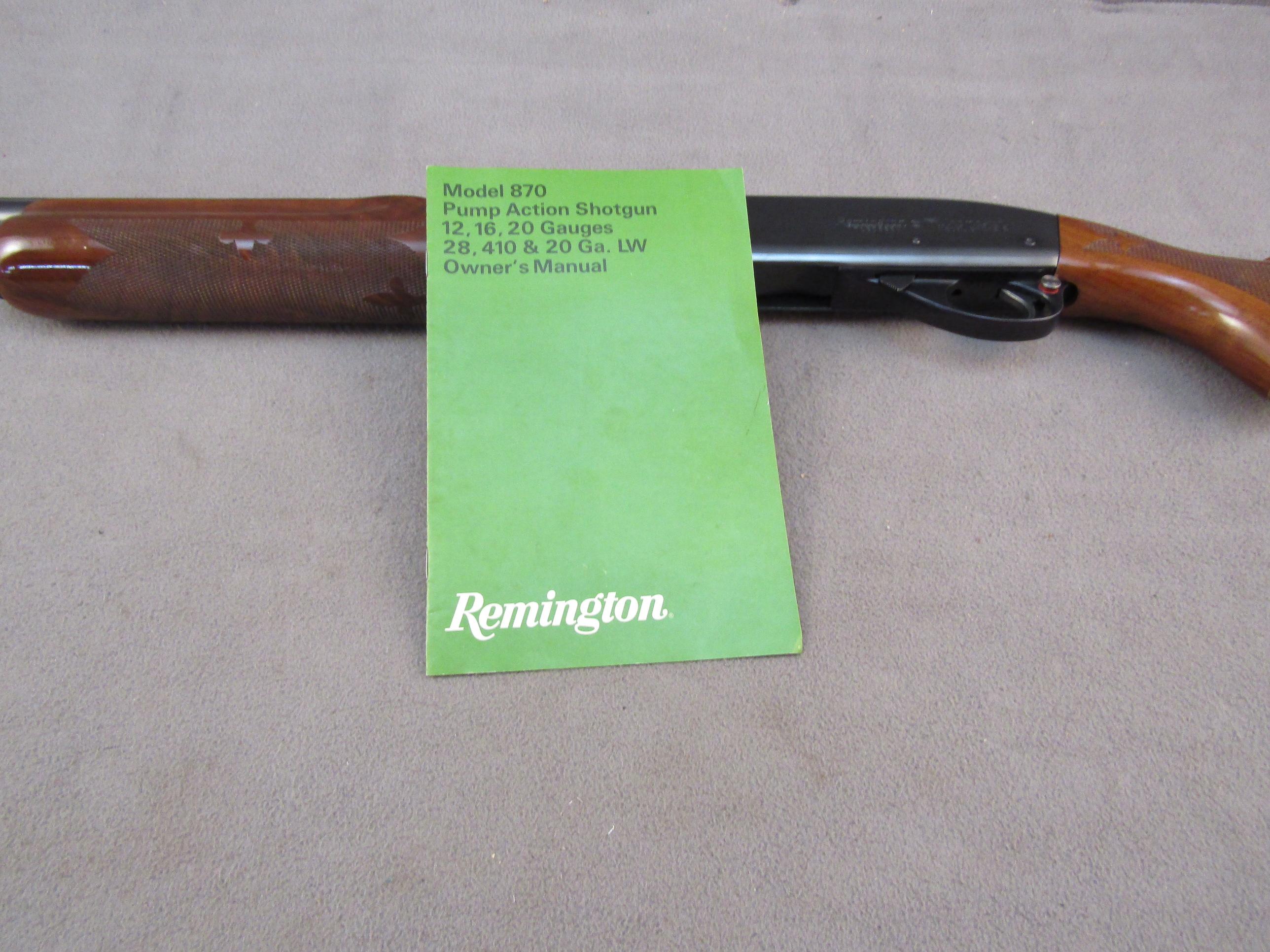 REMINGTON Model Wingmaster 870TB, Pump-Action Shotgun, 12g, S#T130685V