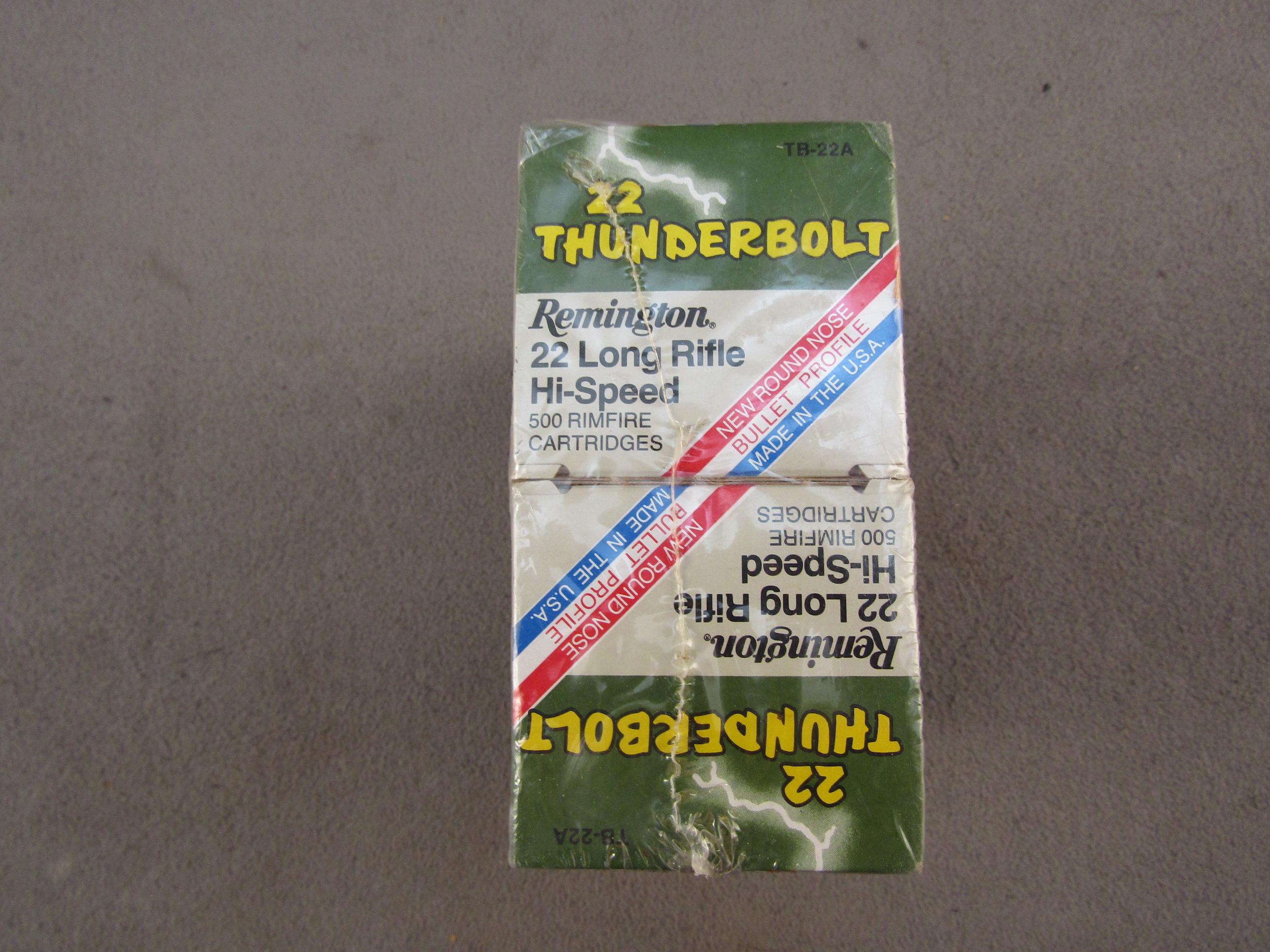 ammo: 22 Thunderbolt .22LR ammo