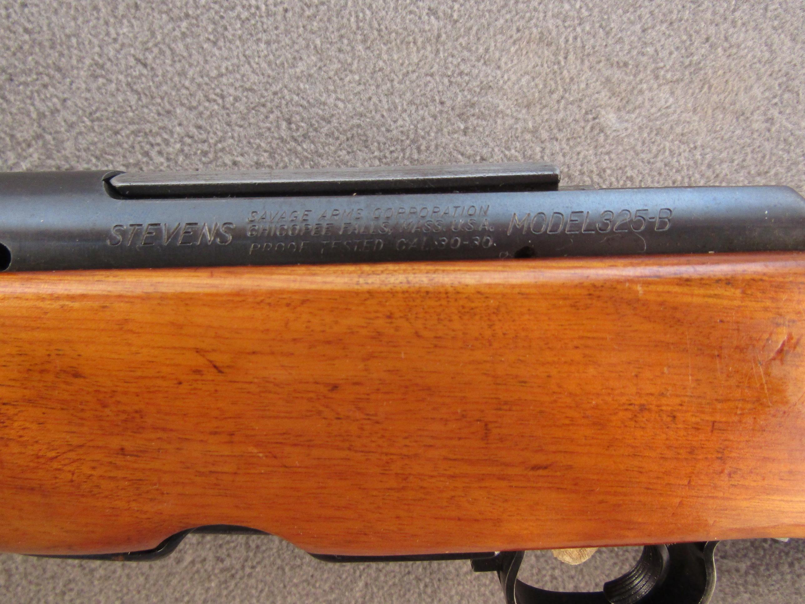 STEVENS Model 325B, Bolt-Action Rifle, .30-30, S#NVSN