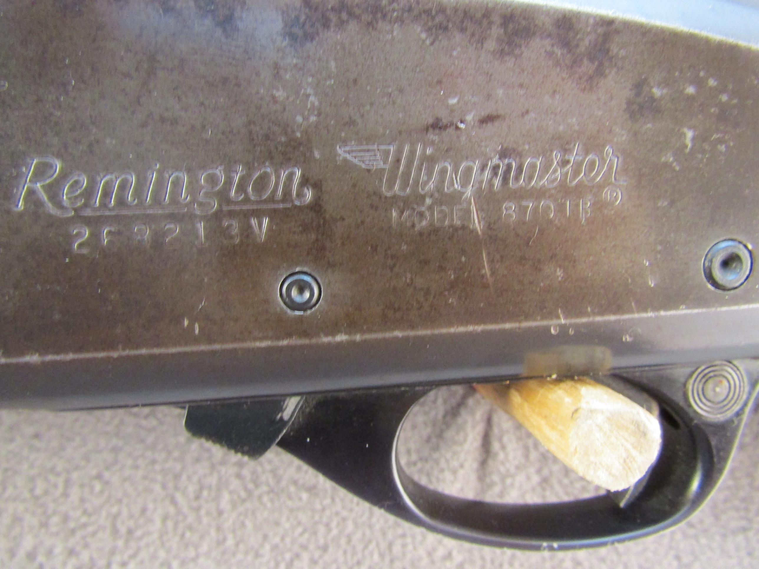 REMINGTON Model Wingmaster 870TB, Pump-Action Shotgun, 12g, S#268213V