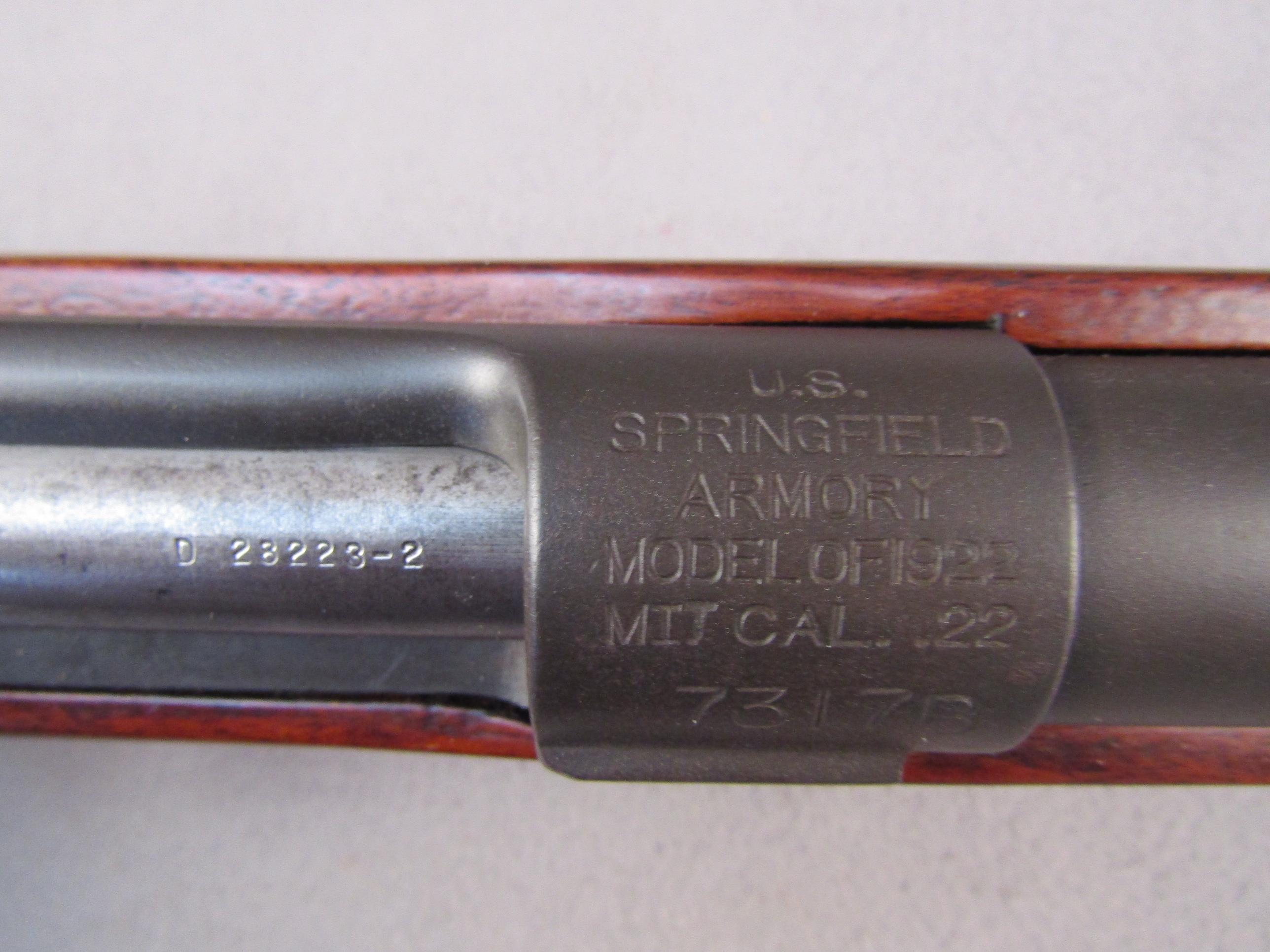 SPRINGFIELD Model 1922, Bolt-Action Rifle, .22, S#1717B