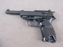 handgun: WALTHER Model P1, Semi-Auto Pistol, 9mm, 10 shot, 5" barrel, S#386612